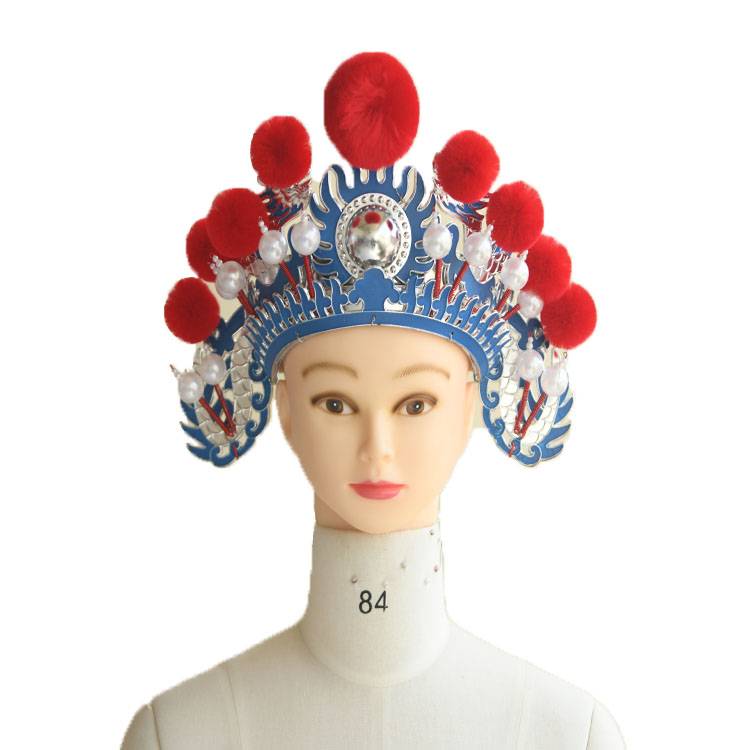 The headway Xiaoliezi Drama helmet men and women soldiers, small, Xiaodi, Xiaoyu opera helmet, trum