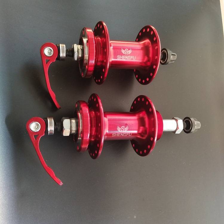 Mountain bicycle bearing rotary carrier drum aluminum alloy Pei Forest flower drum before and after flower drum 36 -hole red flower drum
