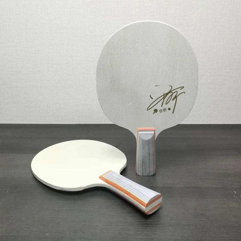 Table Tennis bottom board signature shooting ball racket normal size signature signed signature shot