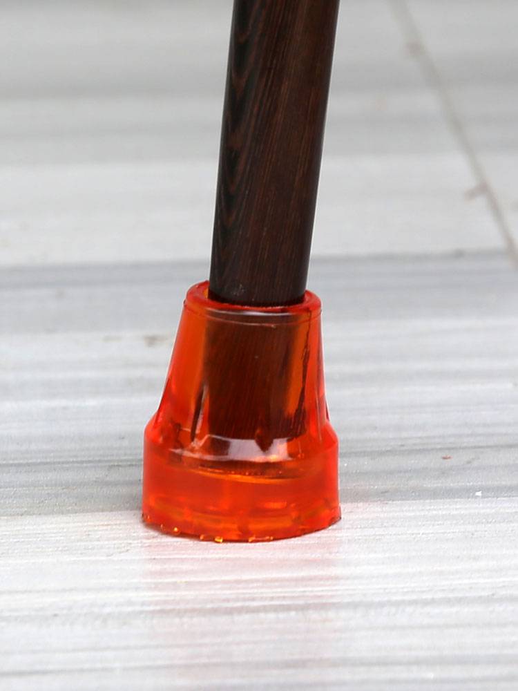 The bottom of the beef tendon crutch non -slip foot pad double -turning rubber head ruming stick, cane, cane foot cover, armpit accessories base
