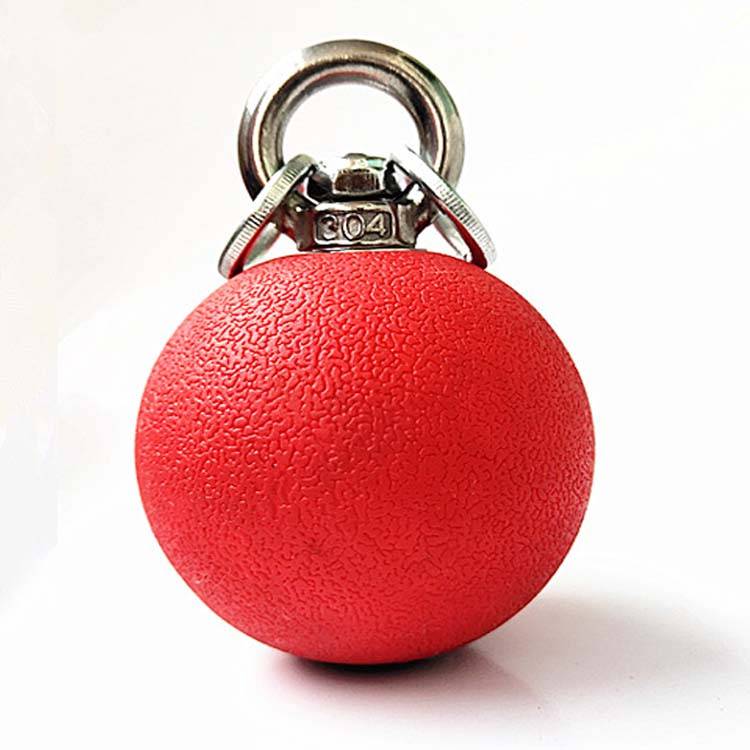 Practice rubber meteor hammer elasticity Solid soft weapon pure cotton rope whipped whip rope junior first school nine section whip training rope