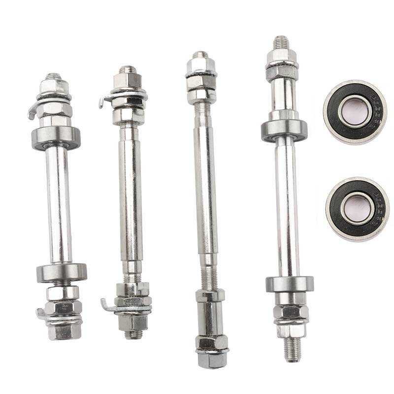 Ordinary bicycle shaft heart -hearted sets of mountain car solid axis bearing flower drums to strengthen strong before and after solid axis