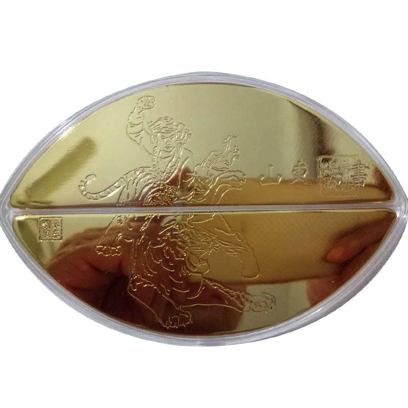 National Musical Instrument Copper Board Shandong Kuaishu Xunban West River Drum Crescent Moonboard Moon Board Chinese Drums Board