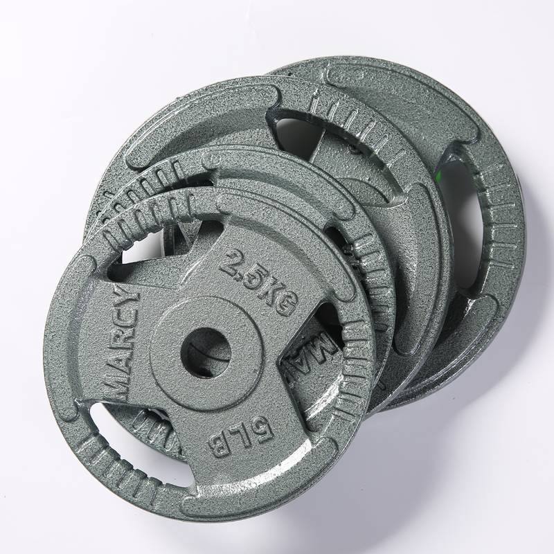 Home fitness large pores small holes 1.25-20 kg single film paint film barbell tablet