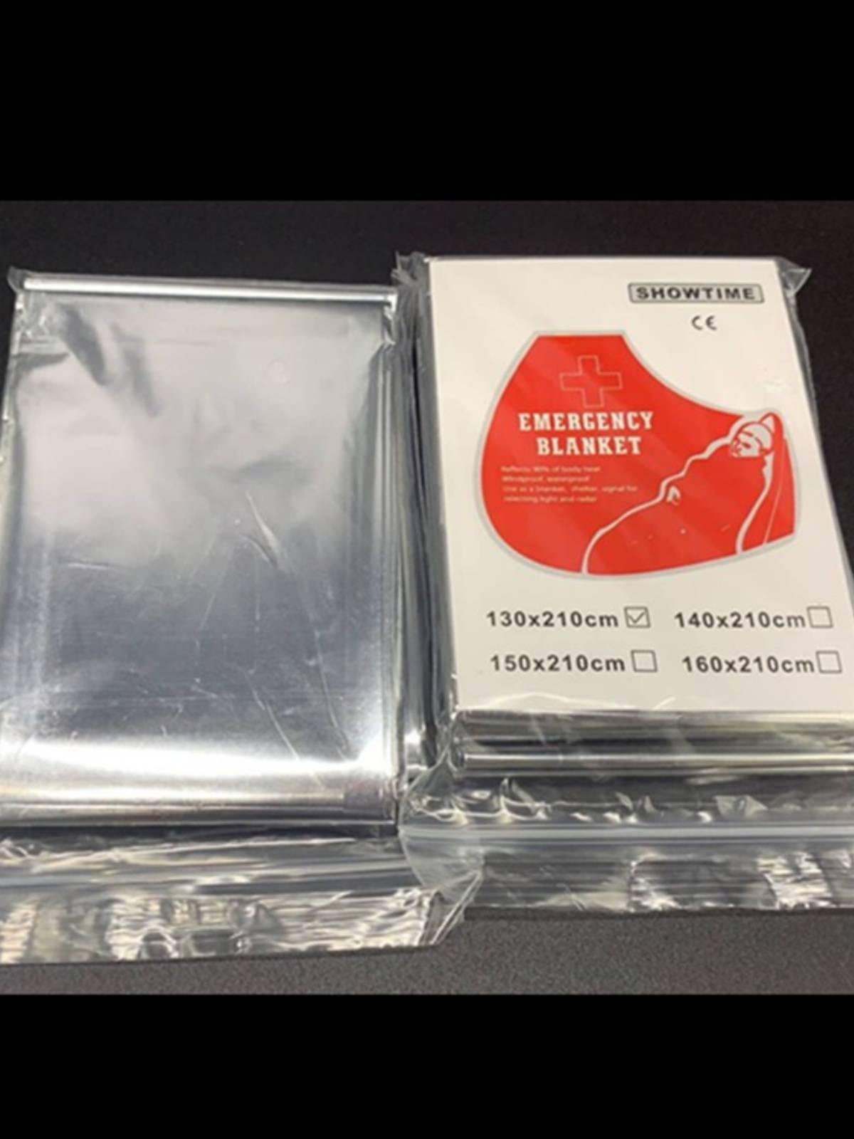 Outdoor 160*210 First -aid blanket Insulation Clason Cashier Survival Place Earthquake Earth -aid Bags with Sleeping Bags