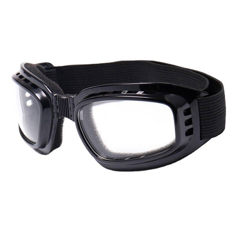 Folding goggles folding windproof sand prevention impact motorcycle riding dust -proof industrial labor insurance men's and women's glasses welding