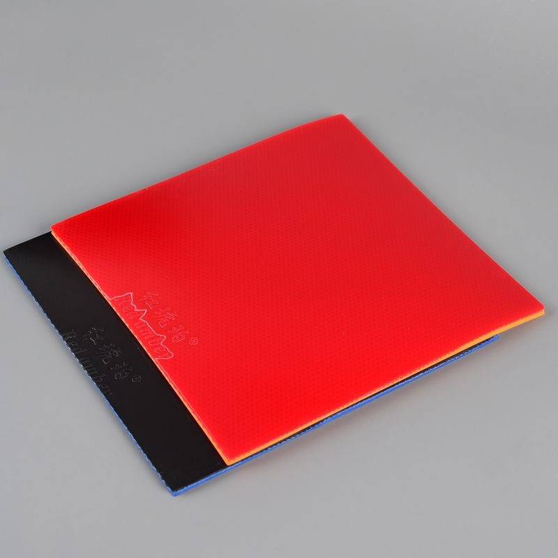 Table Tennis racket rubber case adhesive ping -pong rubber anti -glue extension suit hall training set of red amber