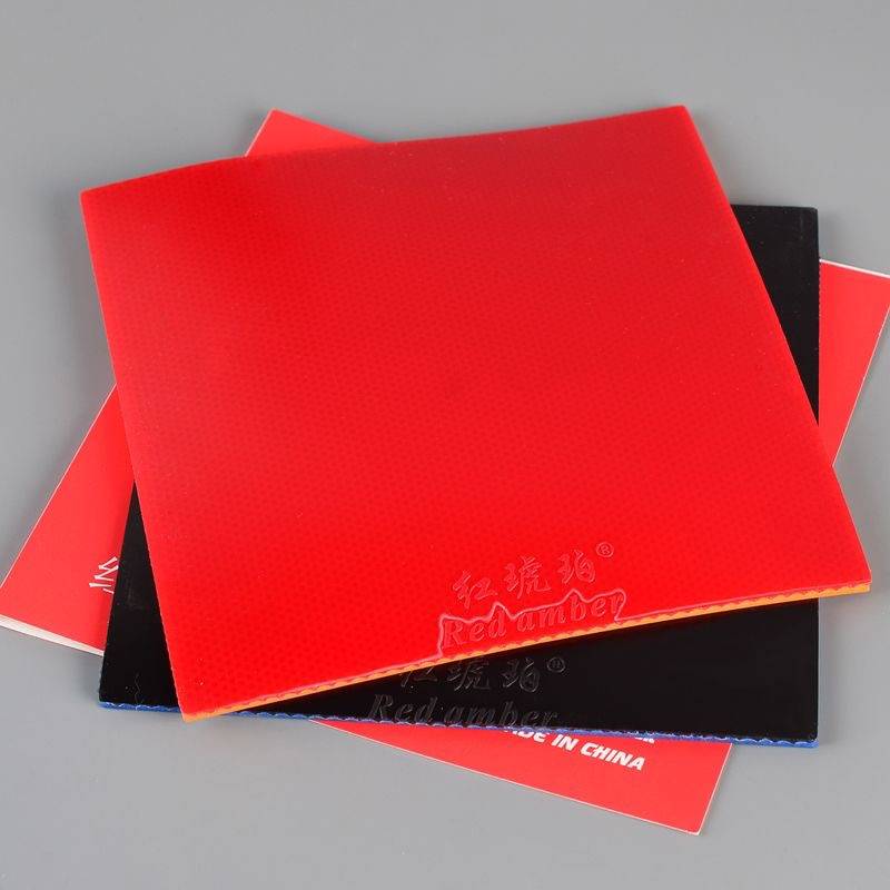 Table Tennis racket rubber case adhesive ping -pong rubber anti -glue extension suit hall training set of red amber