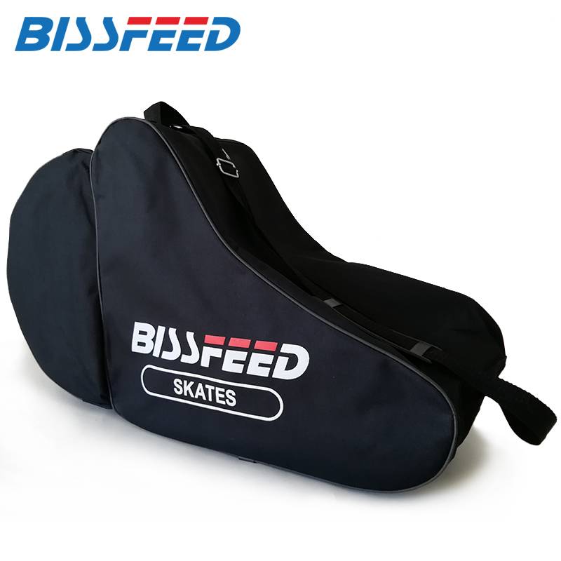 Belo shoe wheel skaters ice knife skating dry ice shoe bag children's adult wheel skate thickened shoulder storage backpack