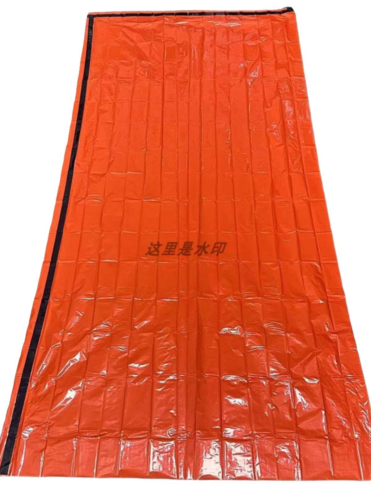 Outdoor single -person camping emergency extended PE aluminum film warm sleeping bag anti -radiation insulation warming warranty emergency blanket