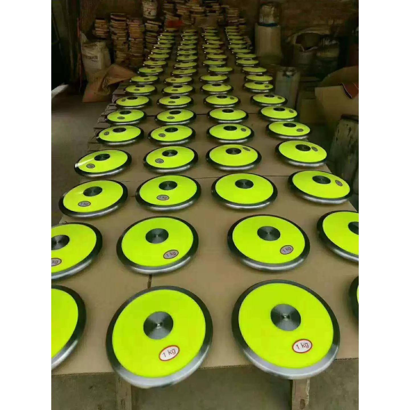 School Games track and field competition iron cake sports equipment mid -time entrance examination standard equipment solid wood cake nylon cake
