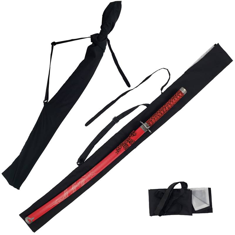 Portable sword bag can be back, shoulder and easy to store equipment bags, sword rack sword frame samurai can adjust the belt
