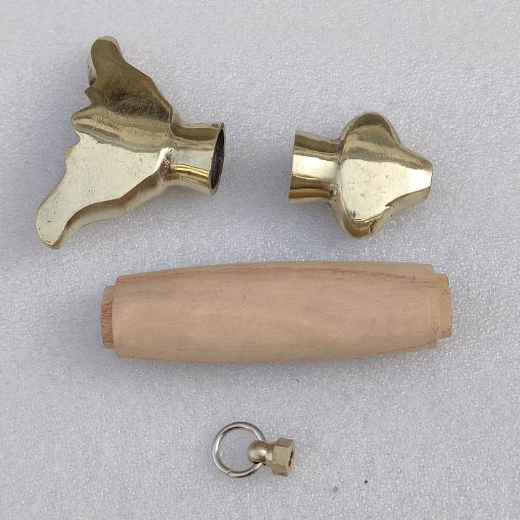 Rapon the wood color to send the psor handles to the copper screw hat