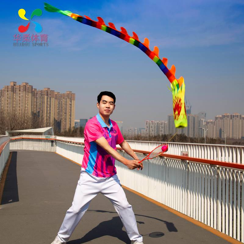 Hua Rou Sports China Longrou Ball Ribbon Golden Dragon Dancing Ball Rubber Hook Global