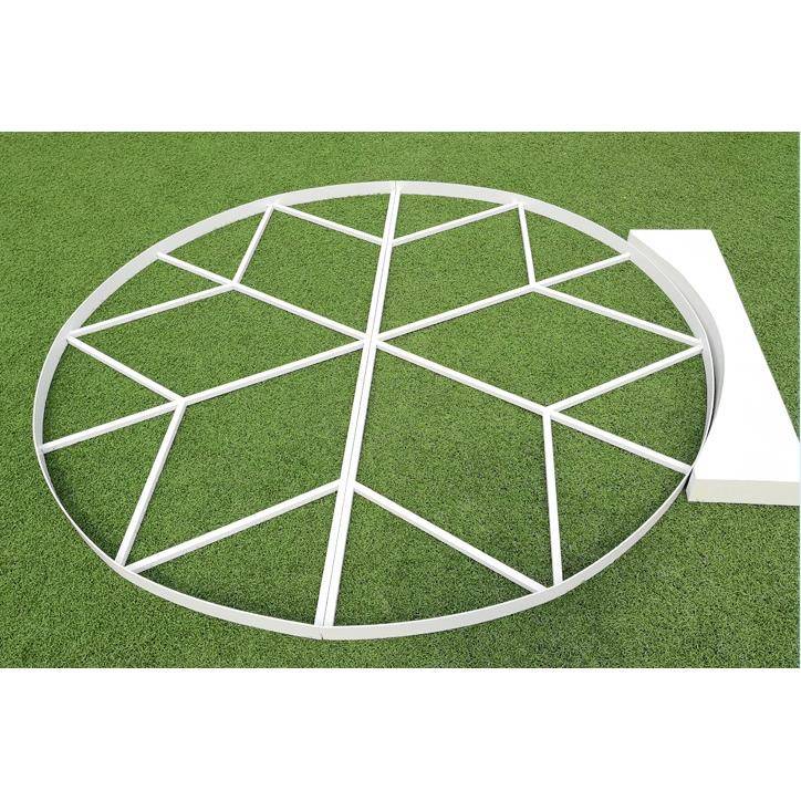 Track and field shotper toe ring, throw ring diameter 2.15 meters/iron cake throwing ring 2.5 -meter shotter -to -toe board