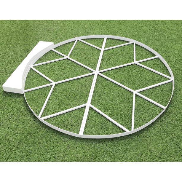 Track and field shotper toe ring, throw ring diameter 2.15 meters/iron cake throwing ring 2.5 -meter shotter -to -toe board