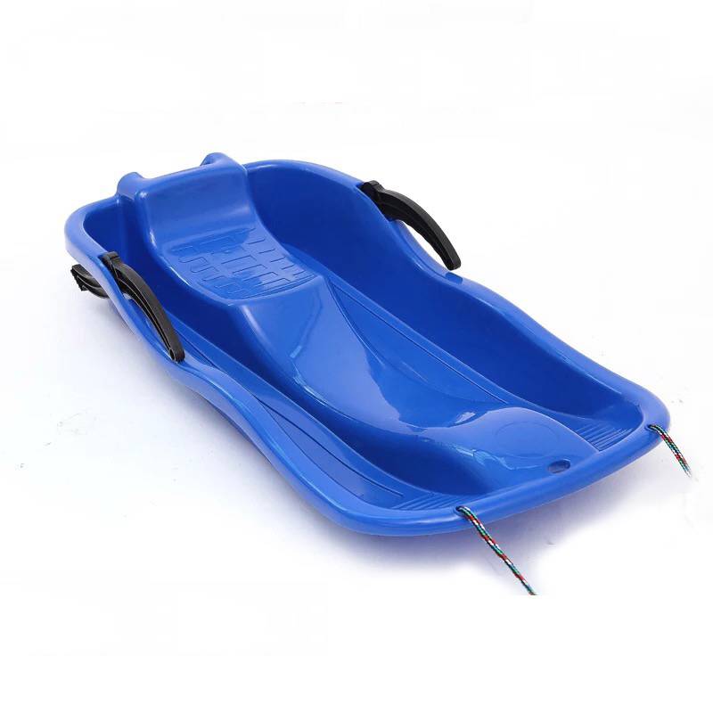 Two -person thickened ski panels sled sliding board skids Solid board children's skating grass adult brake desert
