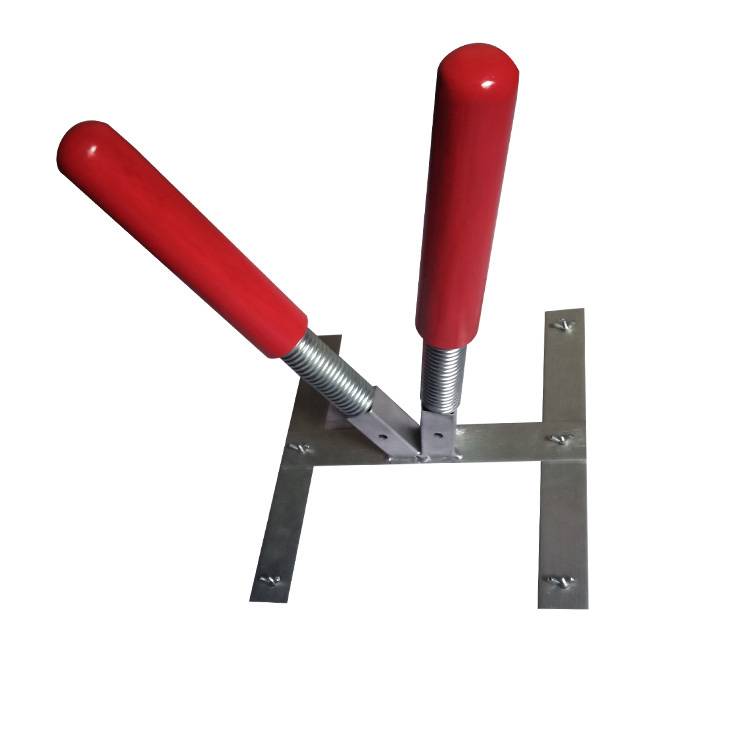 Solid wood V -shaped spring hand