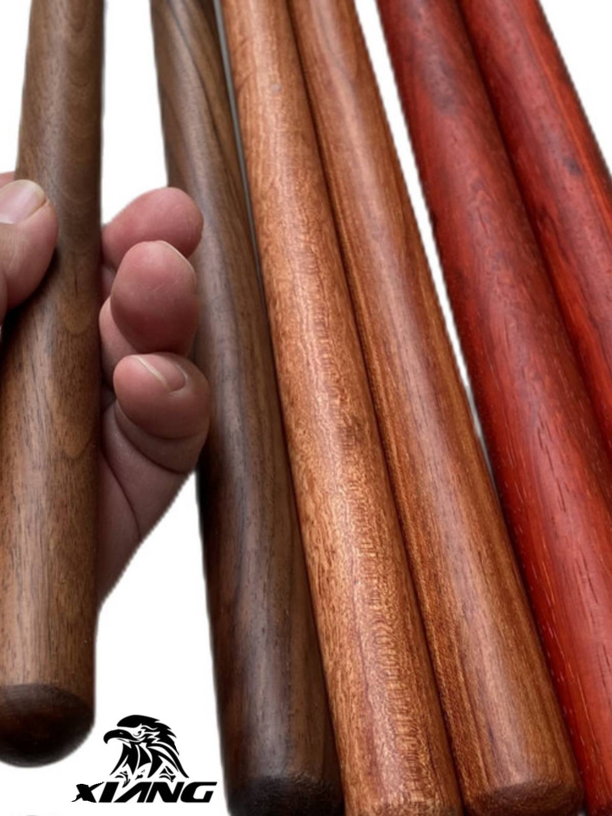 Guangzhou Xiang brand mahogany chicken wings wood short stick Huanghualu woodh peach wood wet British song stick defense Philippine wand
