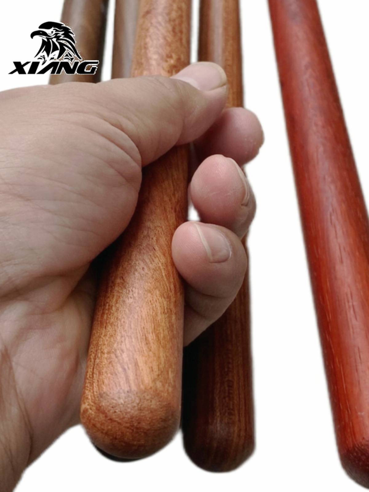 Guangzhou Xiang brand mahogany chicken wings wood short stick Huanghualu woodh peach wood wet British song stick defense Philippine wand