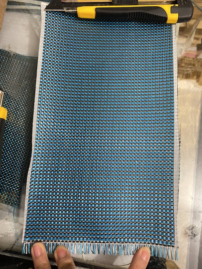 Ping Pong bottom plate DIY Lanfang Carbon, Huangfang carbon mixed fiber, thickness 0.25mm. Size 17 × 28cm