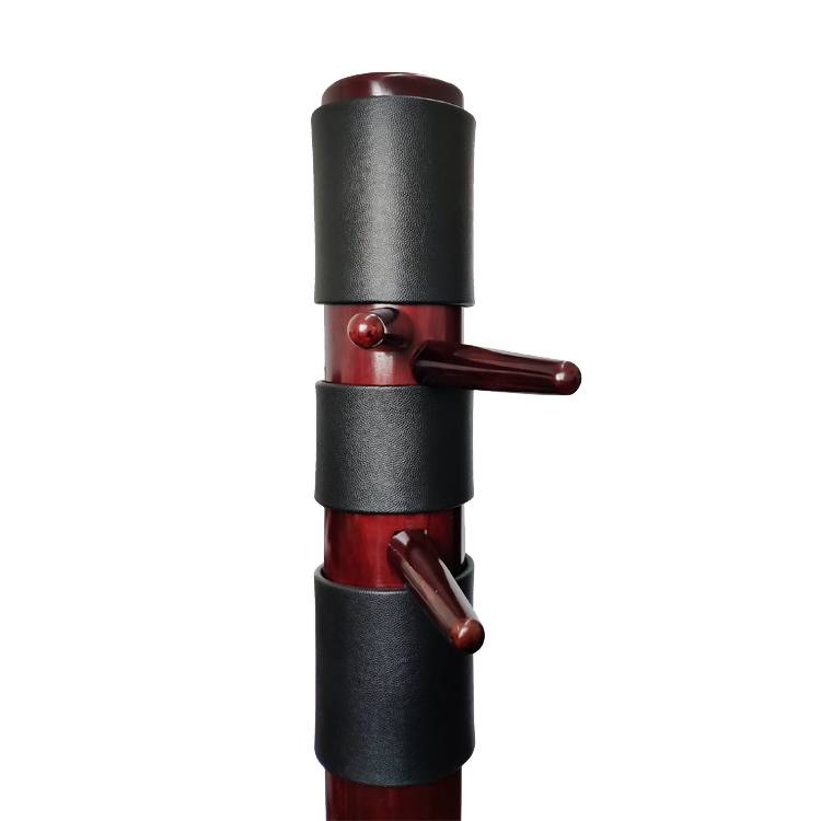 Jingwu Fair Muzhe Pile Protective Set Wing Chun Boxing Upgraded Wooden Pile Protective Three -piece Set Three -piece