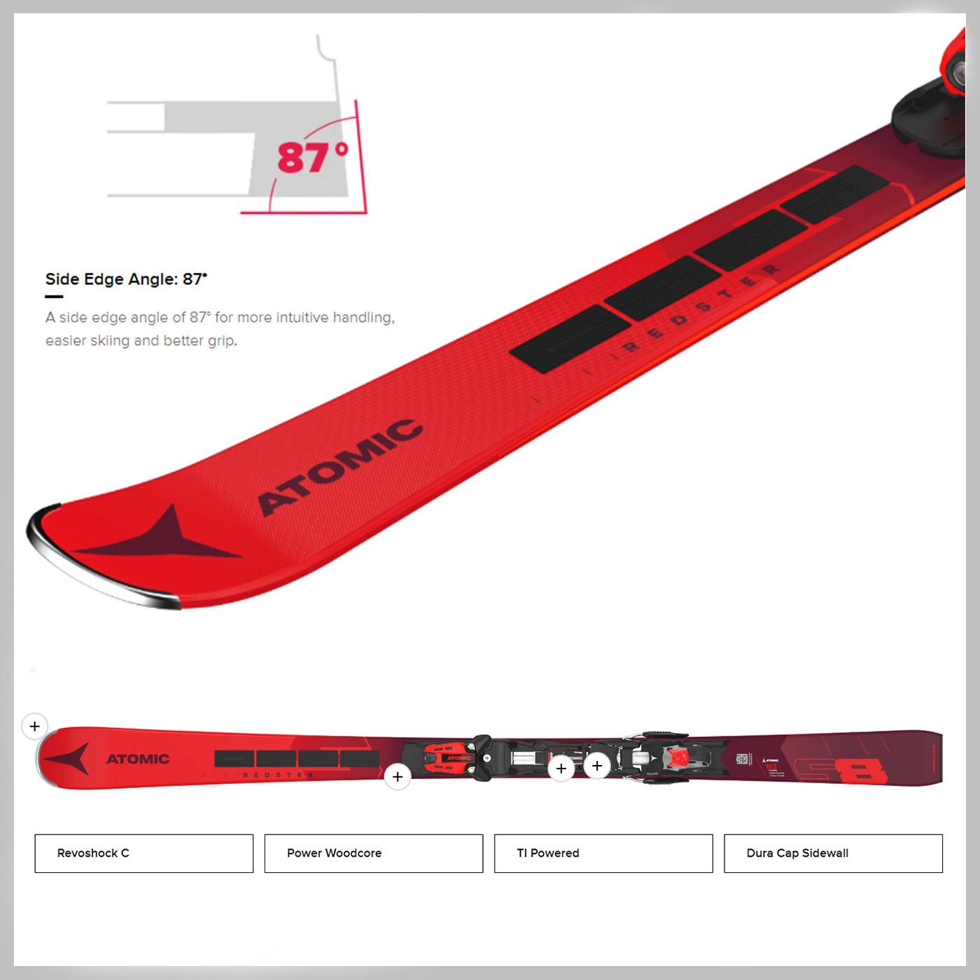 Atomic Atmique S8 Volkswagen Skiboard Carbon Fiber Shock Redemption Almighty Turn Board Windy Snow