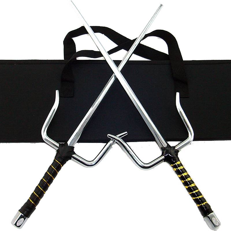 Martial arts iron ruler karate short fork rogue fork double fork steel fork kung fuger three -share fork fork ten -handed solid steel