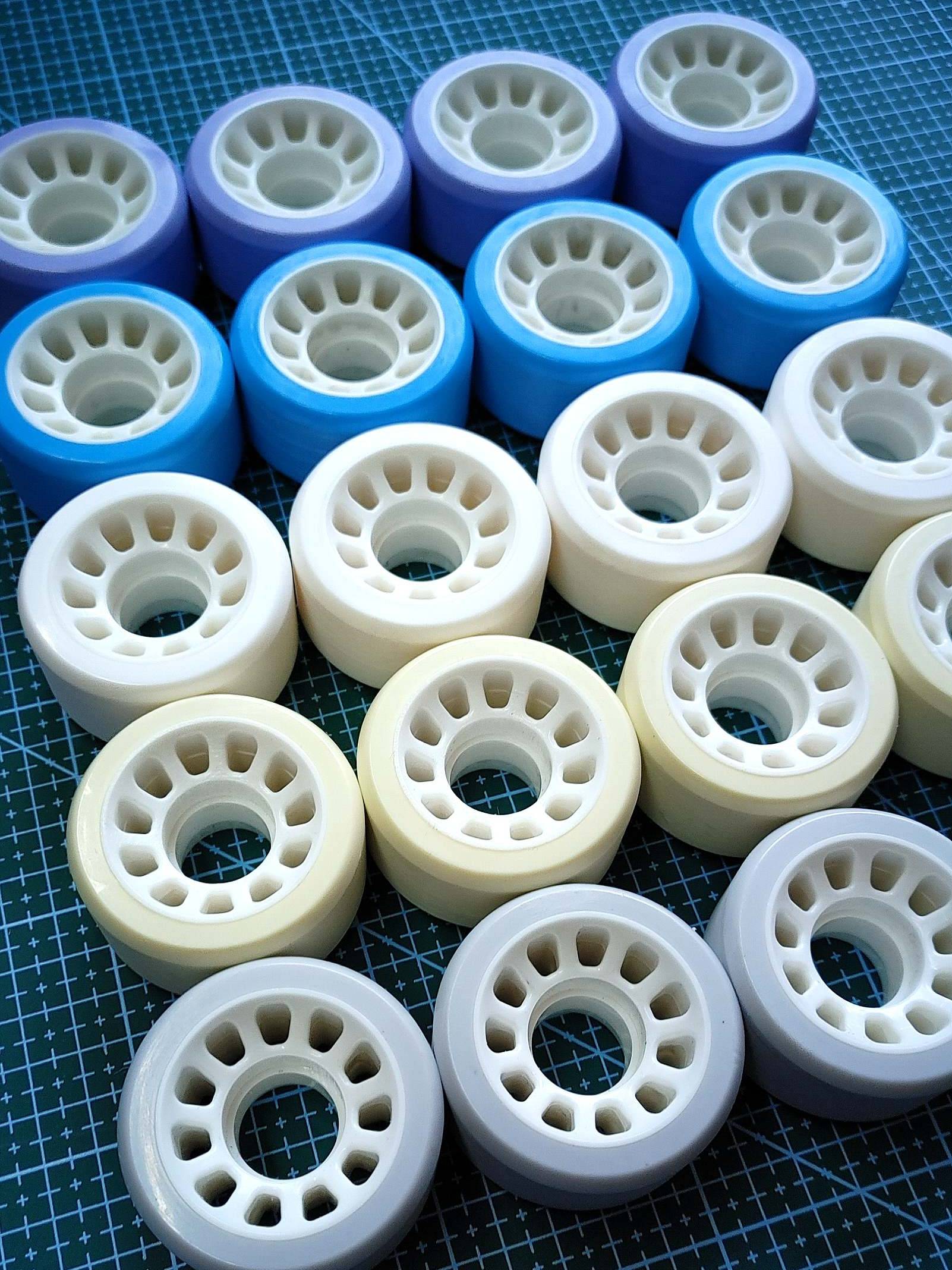 NF roller skating 57mm pattern wheel pattern trichomo -style wooden floor professional hard wheel high bombs high -end professional dual row