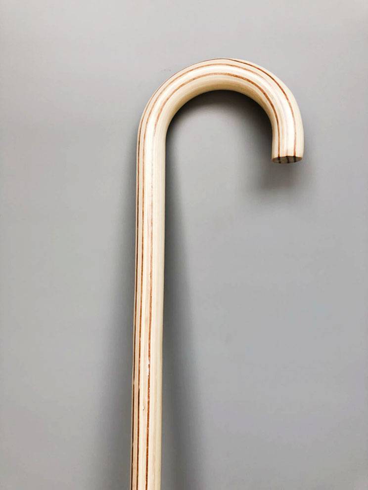Ben white integrated solid wood cane