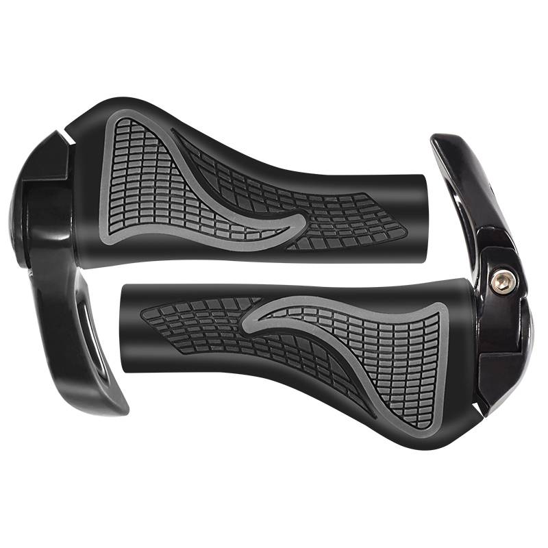 Bicycle handle handlebar cow and sheep horn subcontraction aluminum alloy rubber anti -sliding handle handle universal riding equipment