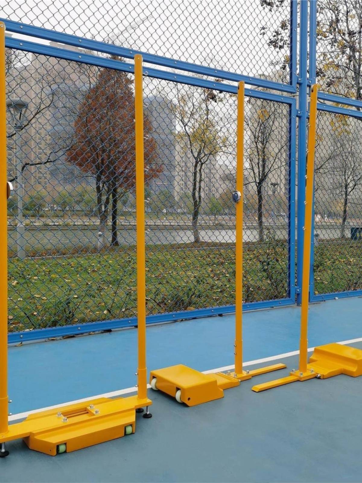 Badminton pier mobile badminton network frame badminton column cast iron base badminton rack standard net pillar