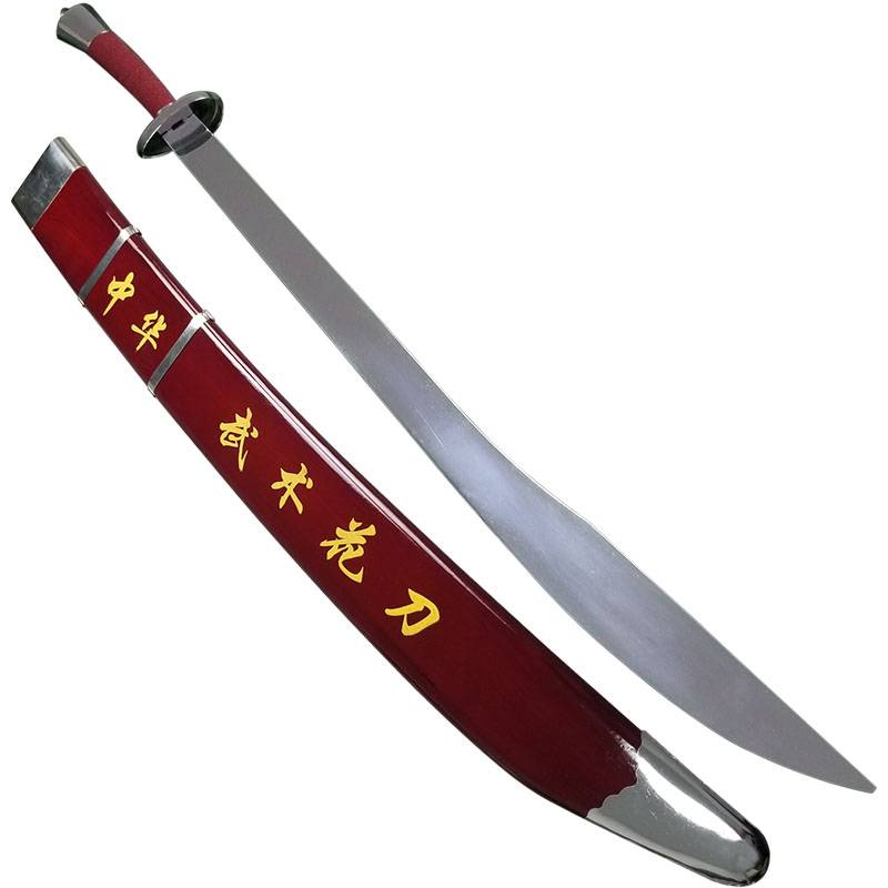 Martial arts knife performance soft knife and flower knife Single knife Taiji knife competition children's adult training Chinese martial arts knife is not opened