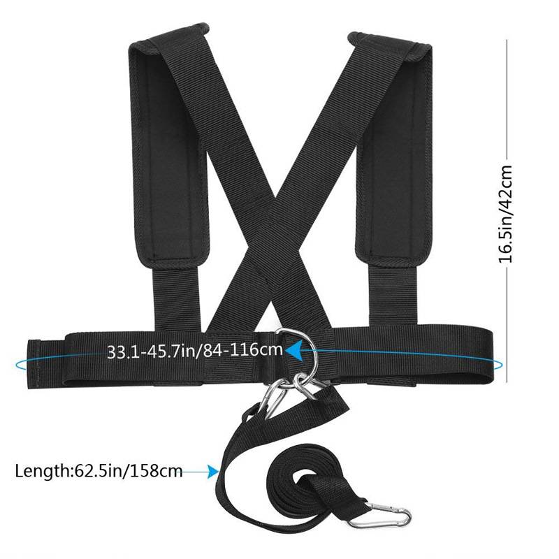 The heavy weight drag with the tire sled iron block dragging the load with track and field resistance waist explosion training belt