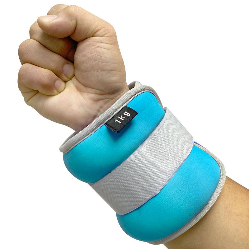 Water blue wrist ankle, universal sandbag, 1kg single alone