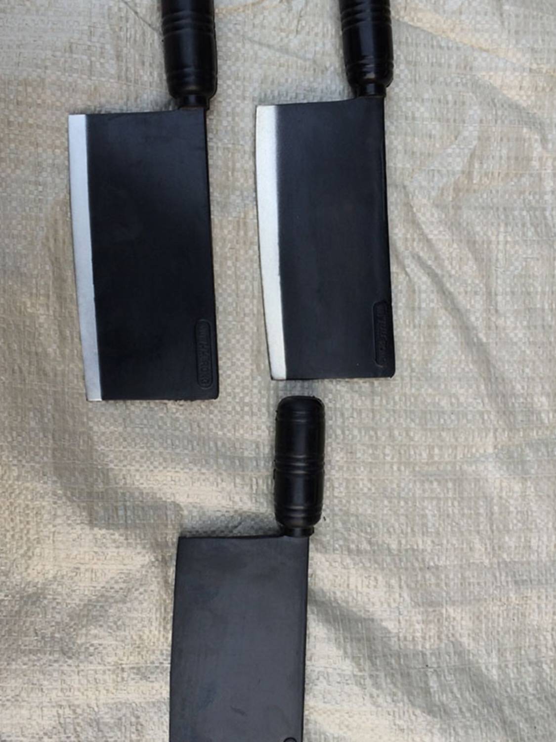Rubber kitchen knife rubber training props martial arts combat stage performance military training rubber training children's toy knife shake