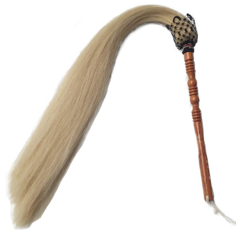 Performance props, real ponytails, dust, Tai Chi, Dust Dust Dust Drama Eunuch Eunuch Flower Dust Mosquito Fly Flush