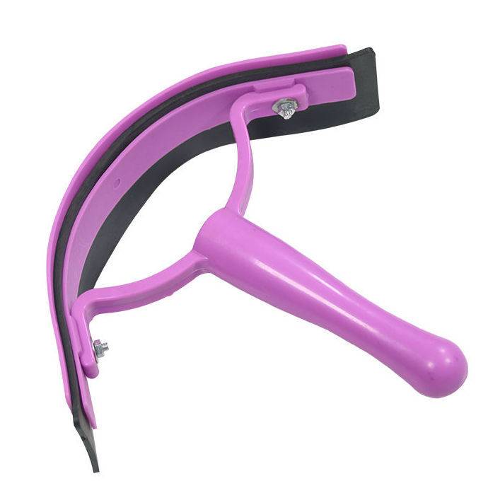 Plastic horse sweat scrape