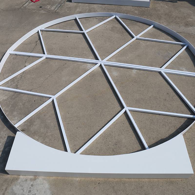 Portable toe plate throwing ring solid wood rectification 2.5m tin canis crescent board iron track field iron cake national standard