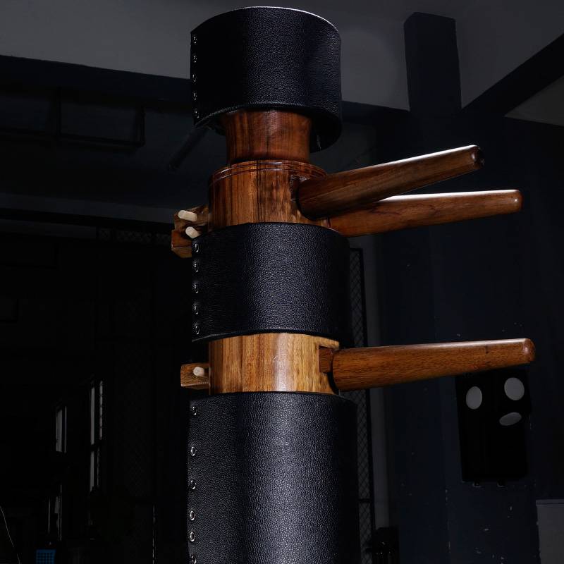 Wing Chun Boxing Establishing Wooden Manpiery Pile Cushioning Cushion Turbal Boxing Cushion Home Thicked Three -piece Skin Skin Protective Skin Skin