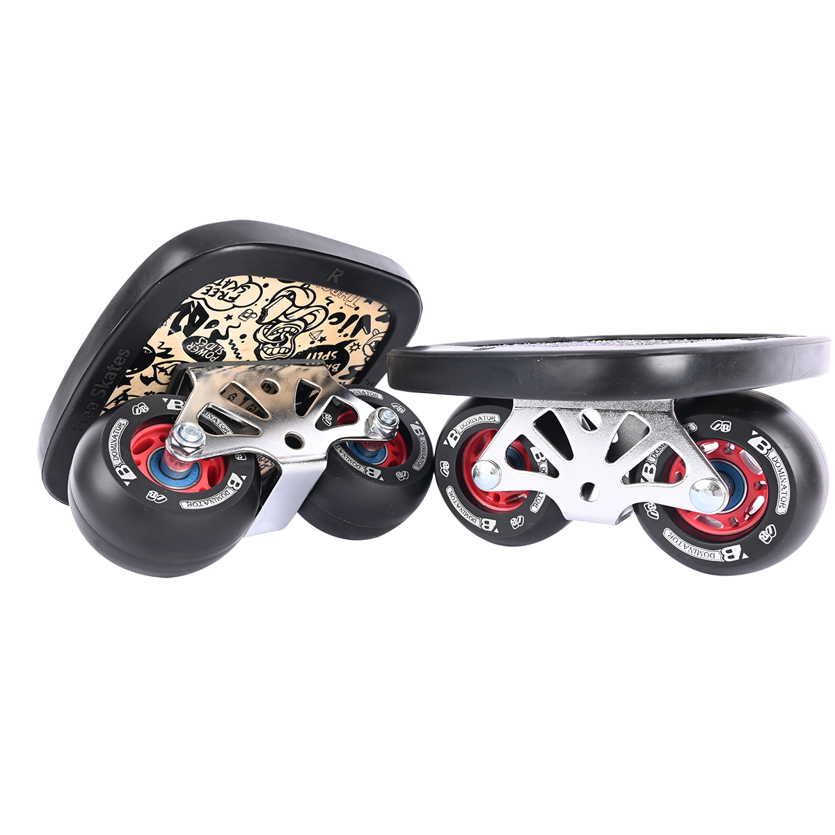 Black arc wheel (high -speed bearing) suitable for mobility