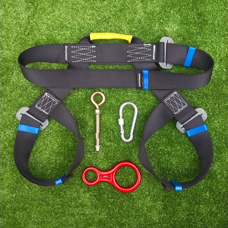 Half -body climbing belt+8 -character ring+hook+expansion thrust