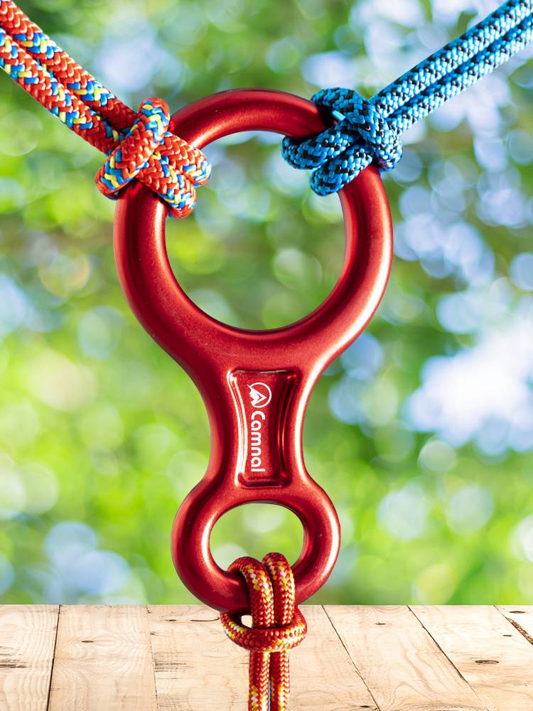 8 Eight -word Ring Dowager High -Altitude Safety Rope Slower Speed During the Rock Climbing Robe Dowager Home Life Rescue Equipment