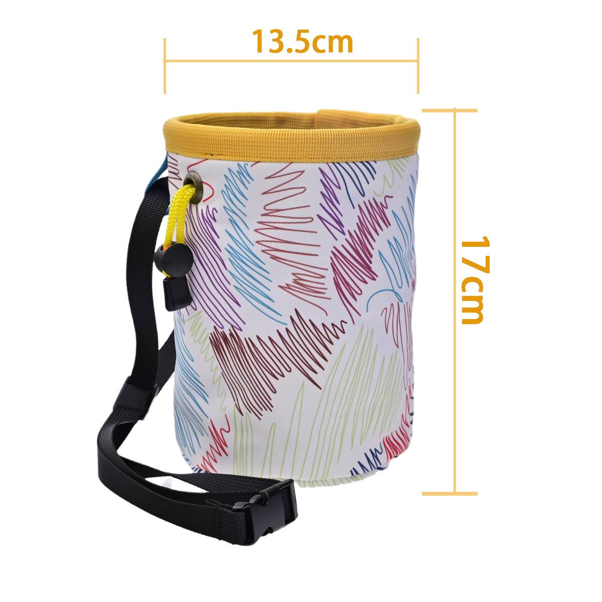 Large open rock climbing magnesium powder bag adult nylon fabric canvas slingshot bullet bomber training dog firewood dogs