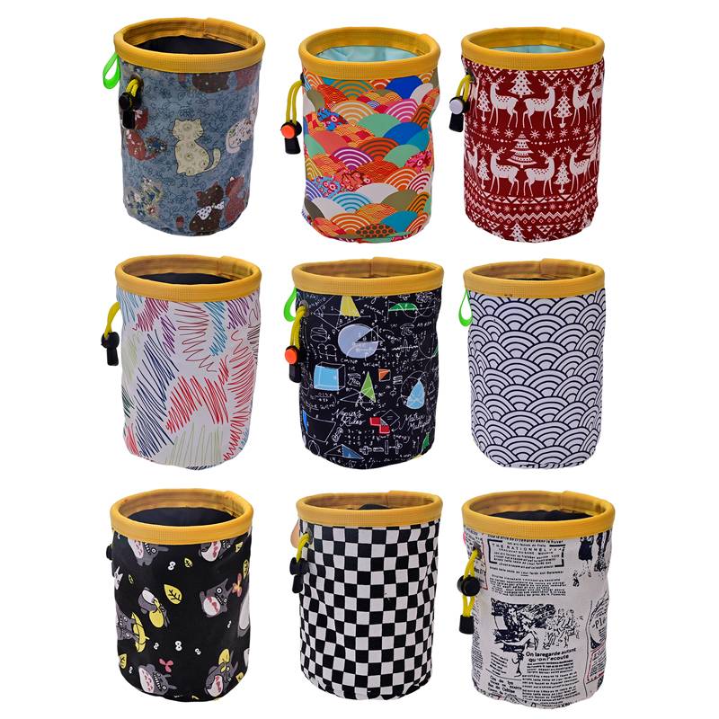 Large open rock climbing magnesium powder bag adult nylon fabric canvas slingshot bullet bomber training dog firewood dogs