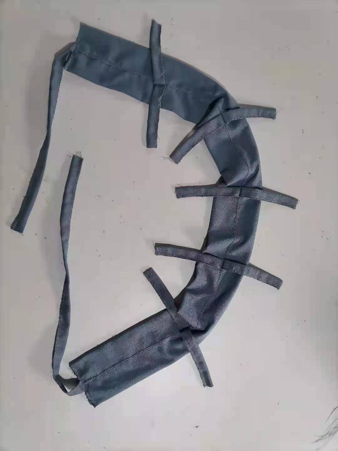 Blue -gray child bombing bag