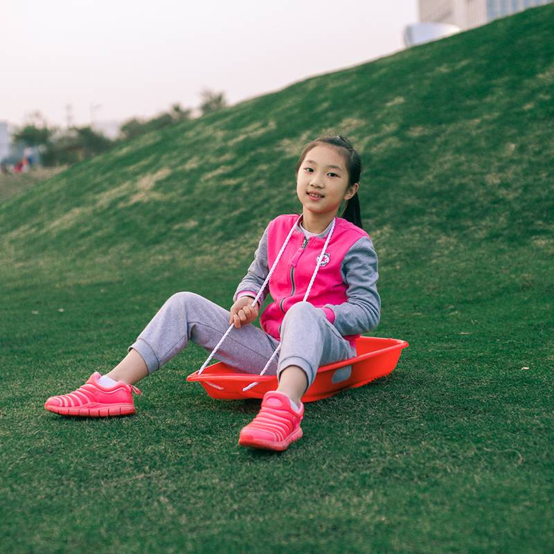 Thickened adult children's skid grass slide sheet skating cushion ski -wear -resistant large single board sleeper sledcals