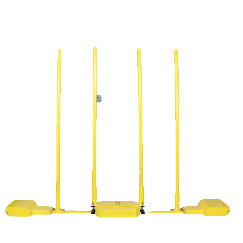 Badminton grid standard mesh pillars full cast iron can increase gas volleyball mobile standard two -bit column
