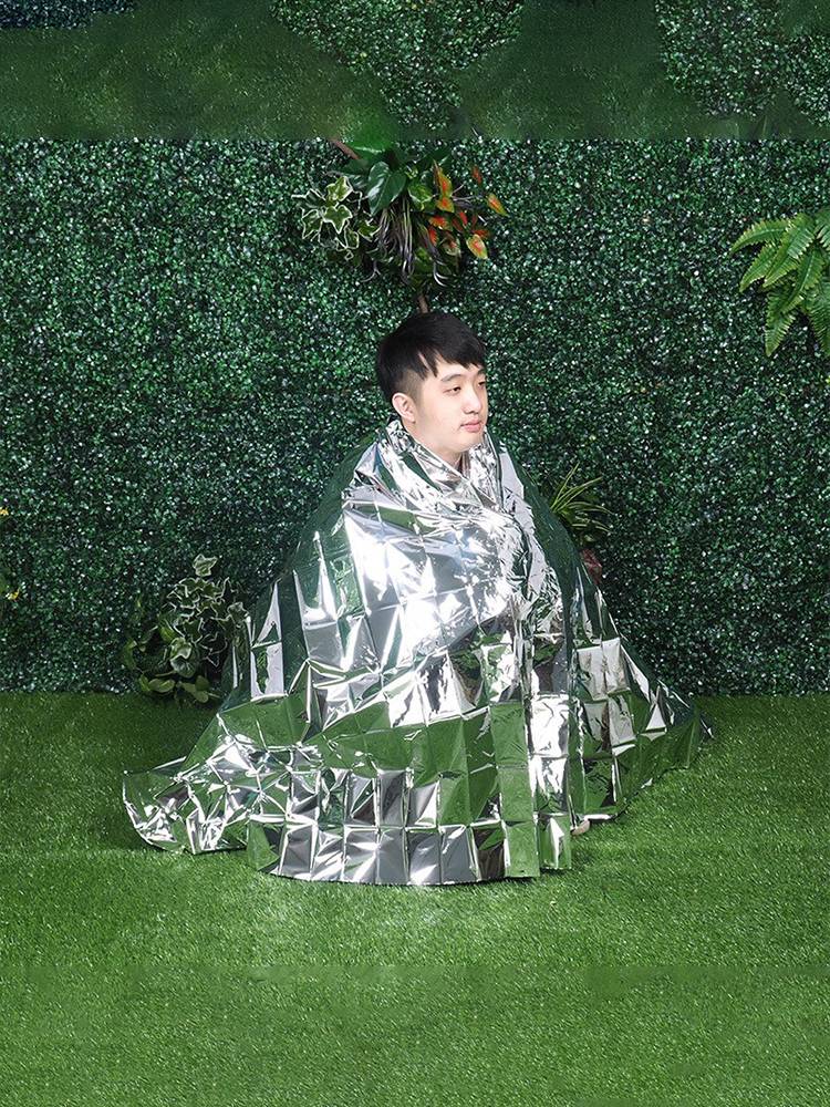 Outdoor emergency blanket thickened survival life -saving blanket anti -cold survival heating blanket emergency blanket outdoor insulation equipment
