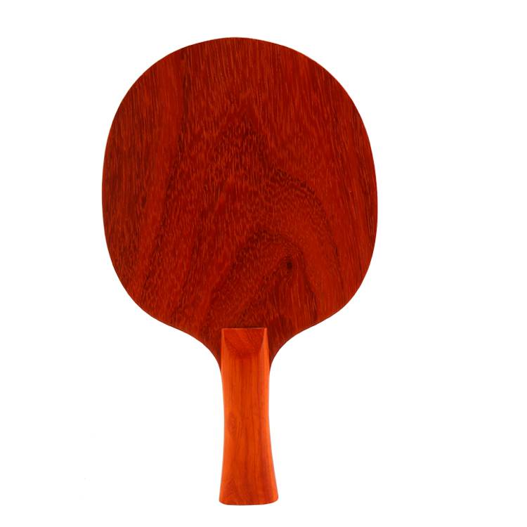 Solid wood table tennis racket red rosewood bottom plate pure wood first shot directly shot professional -grade offensive arc single shooting